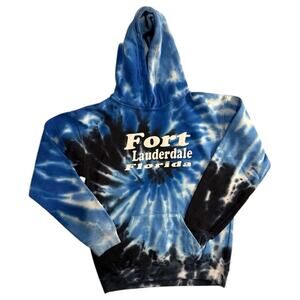 Dreamsicle Kids Fort Lauderdale Florida Tie Dye Hoodie - Boys Size XL